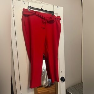 Cherry Red Loft Work Trousers, Size 20